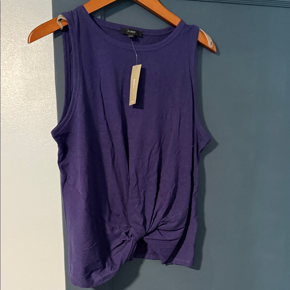 NWTS J. Crew Navy Tank Top